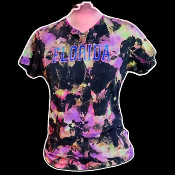 Hand-Dyed "Florida" T-Shirt - Picture 1 of 2